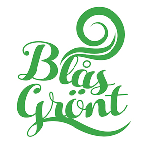 Blås grönts logotyp.